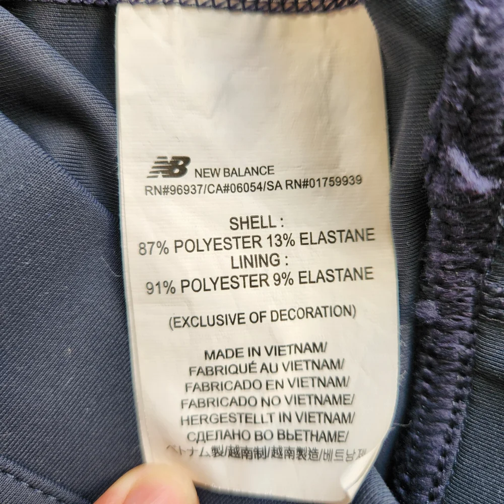 New Balance Women's Swim Leggings - Navy and Pink - Picture 13 of 16